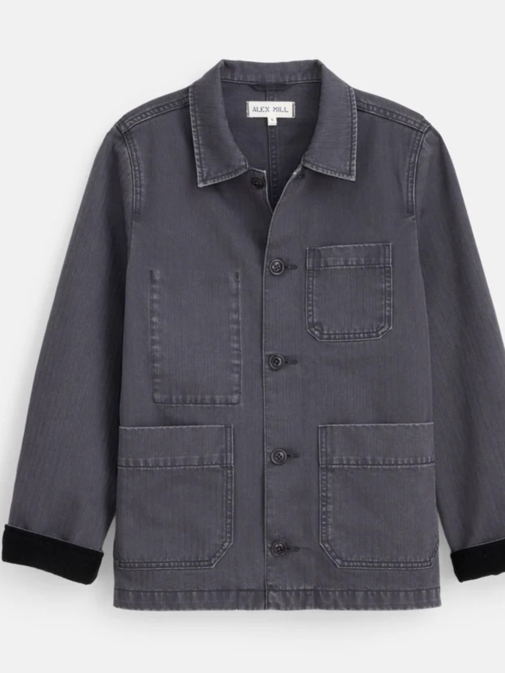 Alex Mill Grey Herringbone Britt Work Jacket NWT